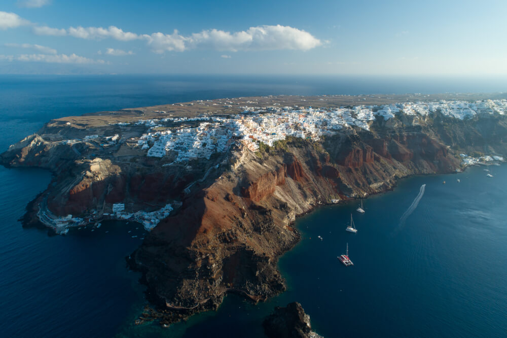 Santorini Aerial View