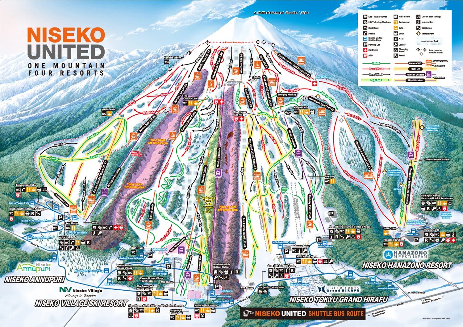 Niseko Travel Guide - Niseko Trail Map