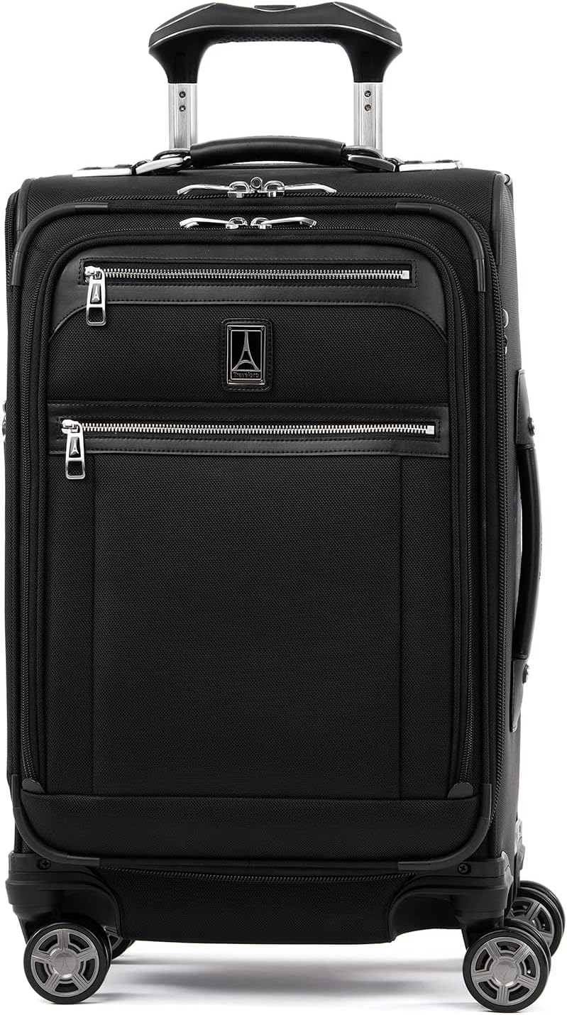 Travelpro Platinum Elite Softside Expandable Carry on Luggage, 8 Wheel Spinner